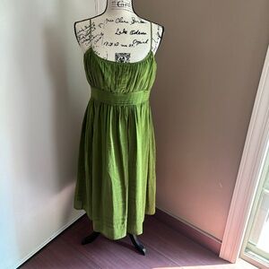 Jones New York silk blend spaghetti strap sundress